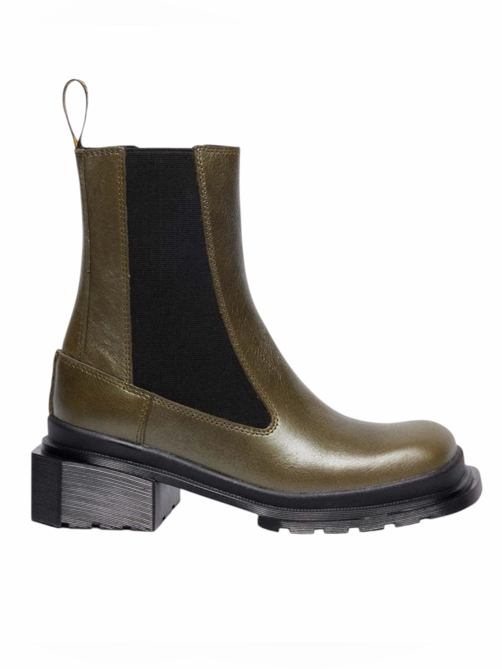 Dr. Martens MAYBOLE CHELSEA SQUARE TOE LEATHER BOOTS